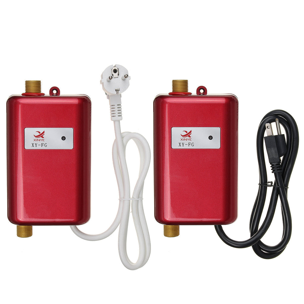 Ηλεκτρικός ταχυθερμαντήρας νερού 3.8 kW — συμπαγής επιτοίχιος θερμοσίφωνας, λευκός
