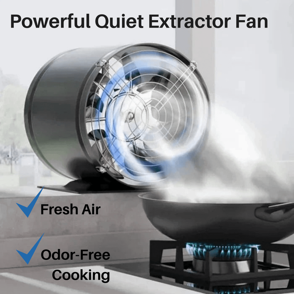 AeroVent csendes elszívóventilátor — optimalizált légkeringetés