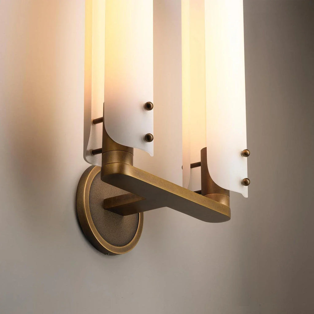 Afroalia Luxury Modern Art Deco Wall Sconce | wildoxy