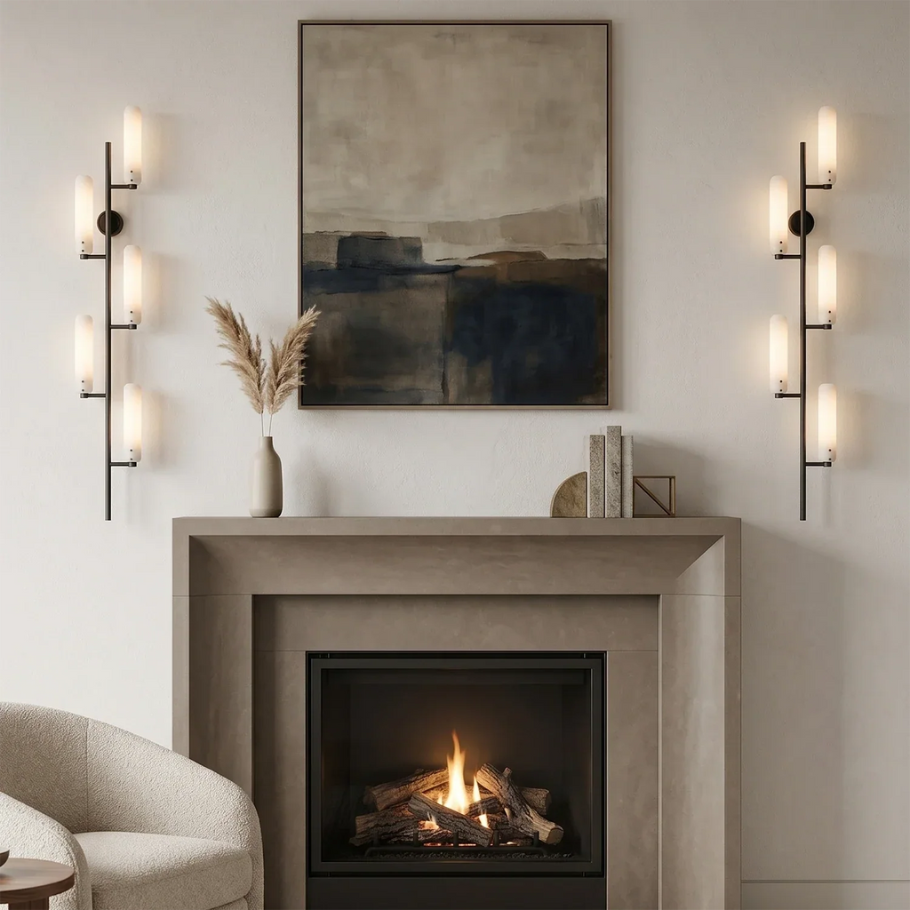 Afroalia Luxury Modern Art Deco Wall Sconce | wildoxy
