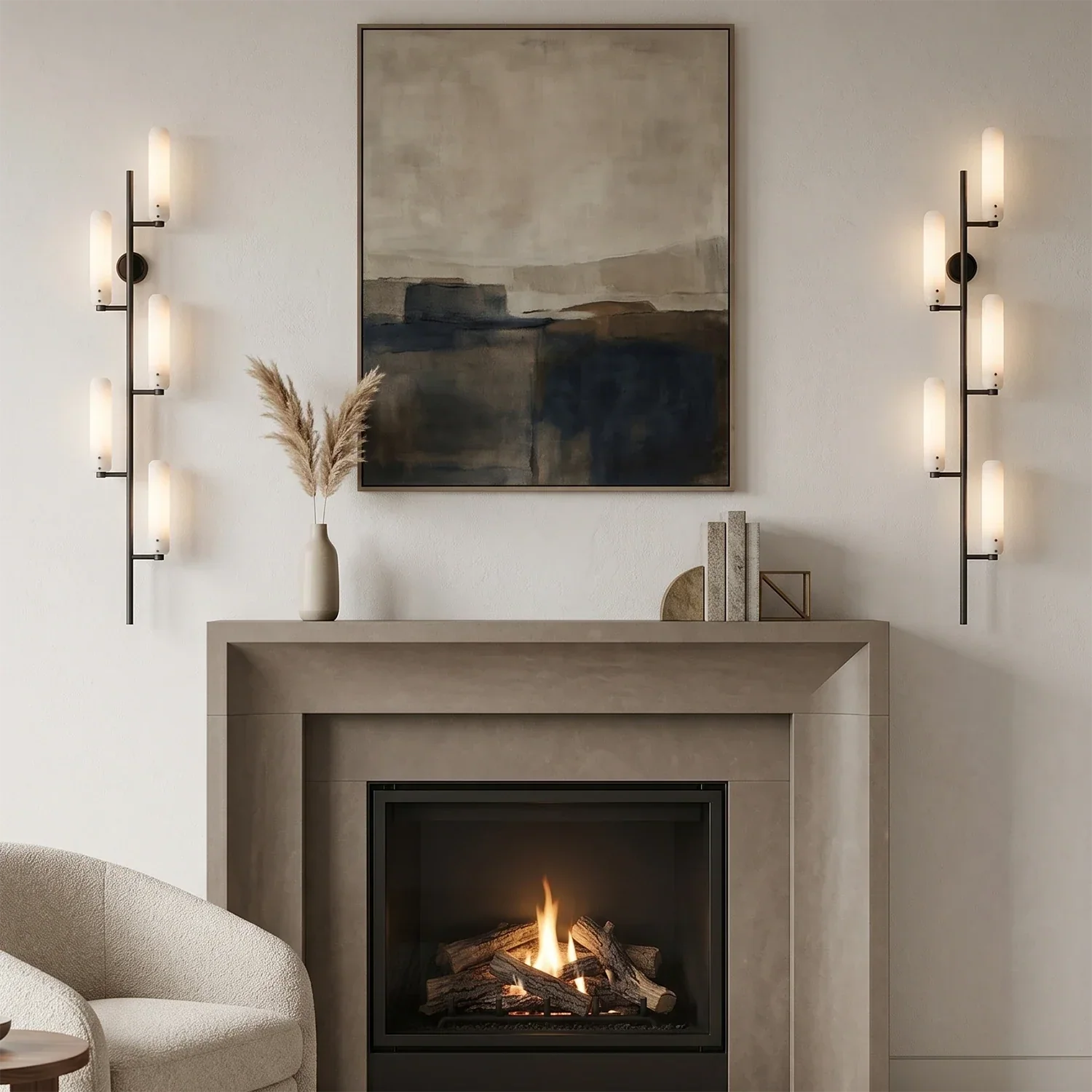 Afroalia Luxury Modern Art Deco Wall Sconce | wildoxy