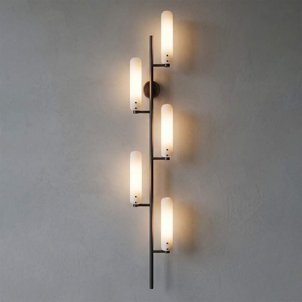 Afroalia Luxury Modern Art Deco Wall Sconce | wildoxy