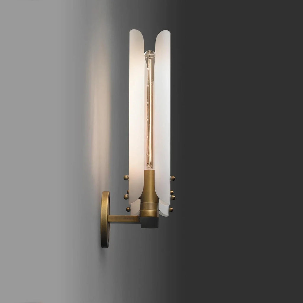 Afroalia Luxury Modern Art Deco Wall Sconce | wildoxy