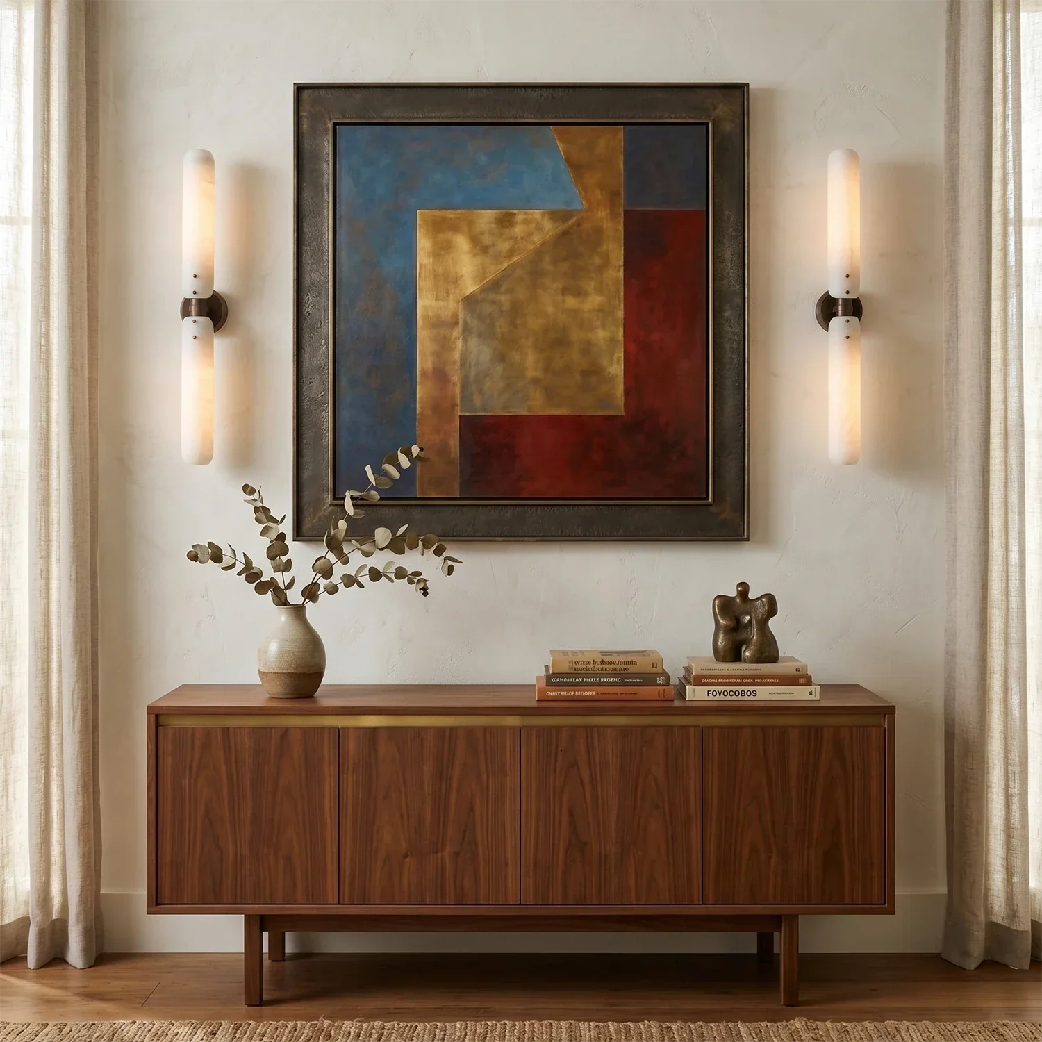 Afroalia Luxury Modern Art Deco Wall Sconce | wildoxy