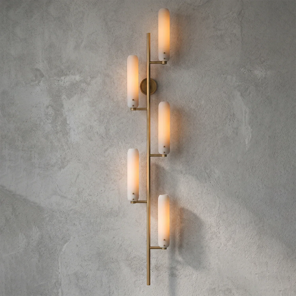 Afroalia Luxury Modern Art Deco Wall Sconce | wildoxy