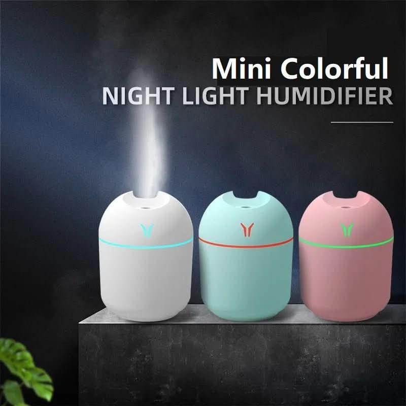 Humidificador USB AirMist 250 — depósito de 250ml, función de aromaterapia