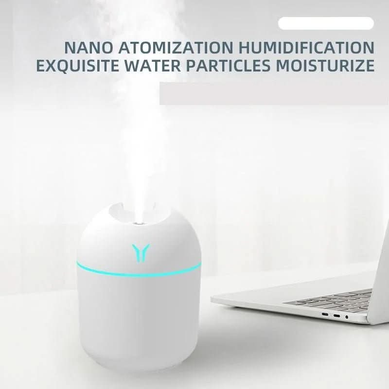 Humidificador USB AirMist 250 — depósito de 250ml, función de aromaterapia