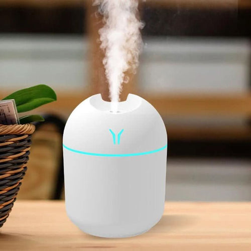 AirMist 250 USB Humidifier — 250ml Reservoir, Aromatherapy Function