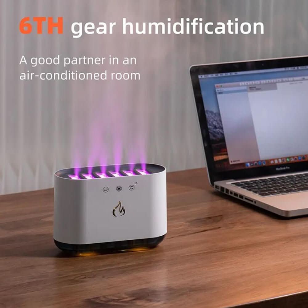 Ultrazvukový zvlhčovač Airmist Pro — LED světlo a šest trysek