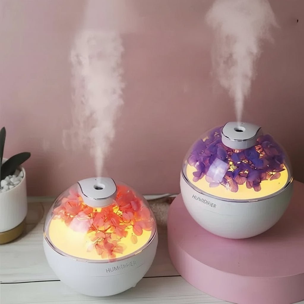 מכשיר אדים USB קומפקטי AirPuff - אדים עדינים ורציפים, פעולה שקטה על שולחן העבודה
