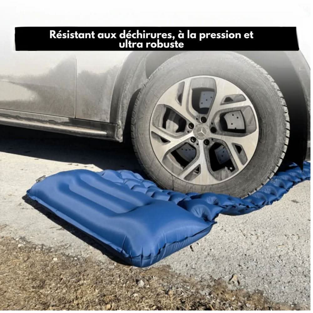 Φουσκωτό στρώμα κάμπινγκ AirTrek Mat Camp Comfort — τρόμπα ποδιού και σετ μαξιλαριού