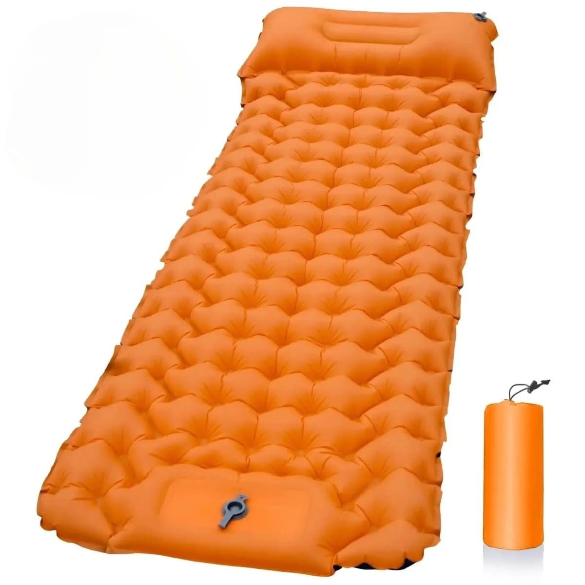 Φουσκωτό στρώμα κάμπινγκ AirTrek Mat Camp Comfort — τρόμπα ποδιού και σετ μαξιλαριού