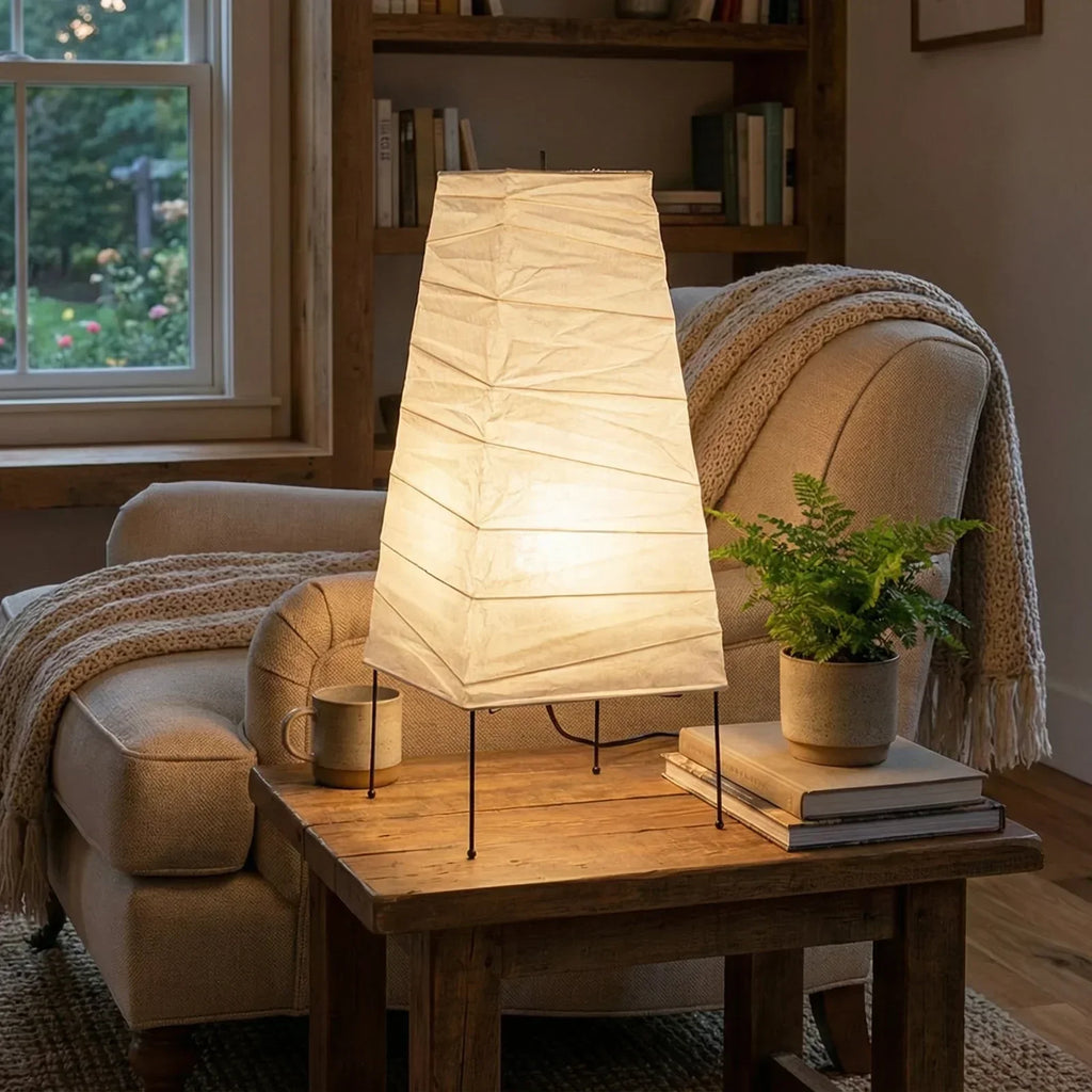Akari Trapezoidal 4N Table Lamp | wildoxy