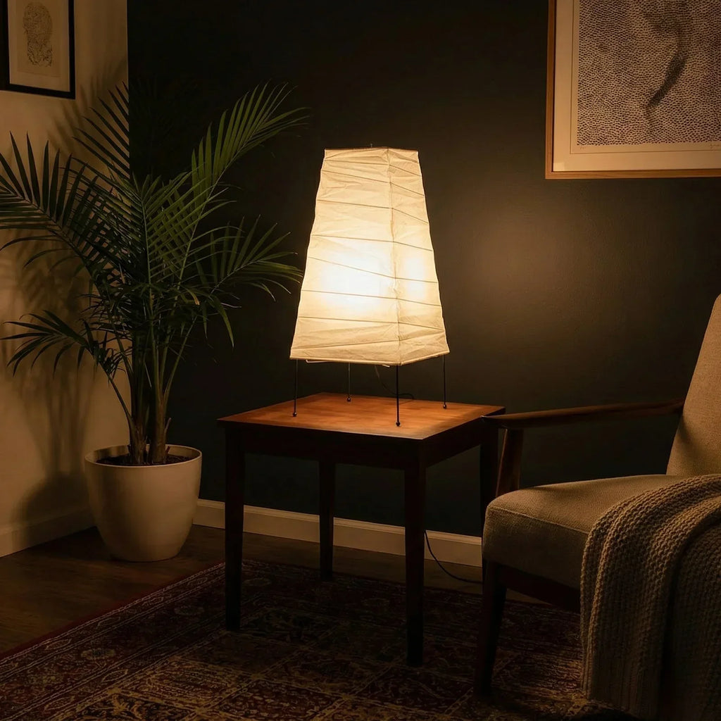 Akari Trapezoidal 4N Table Lamp | wildoxy
