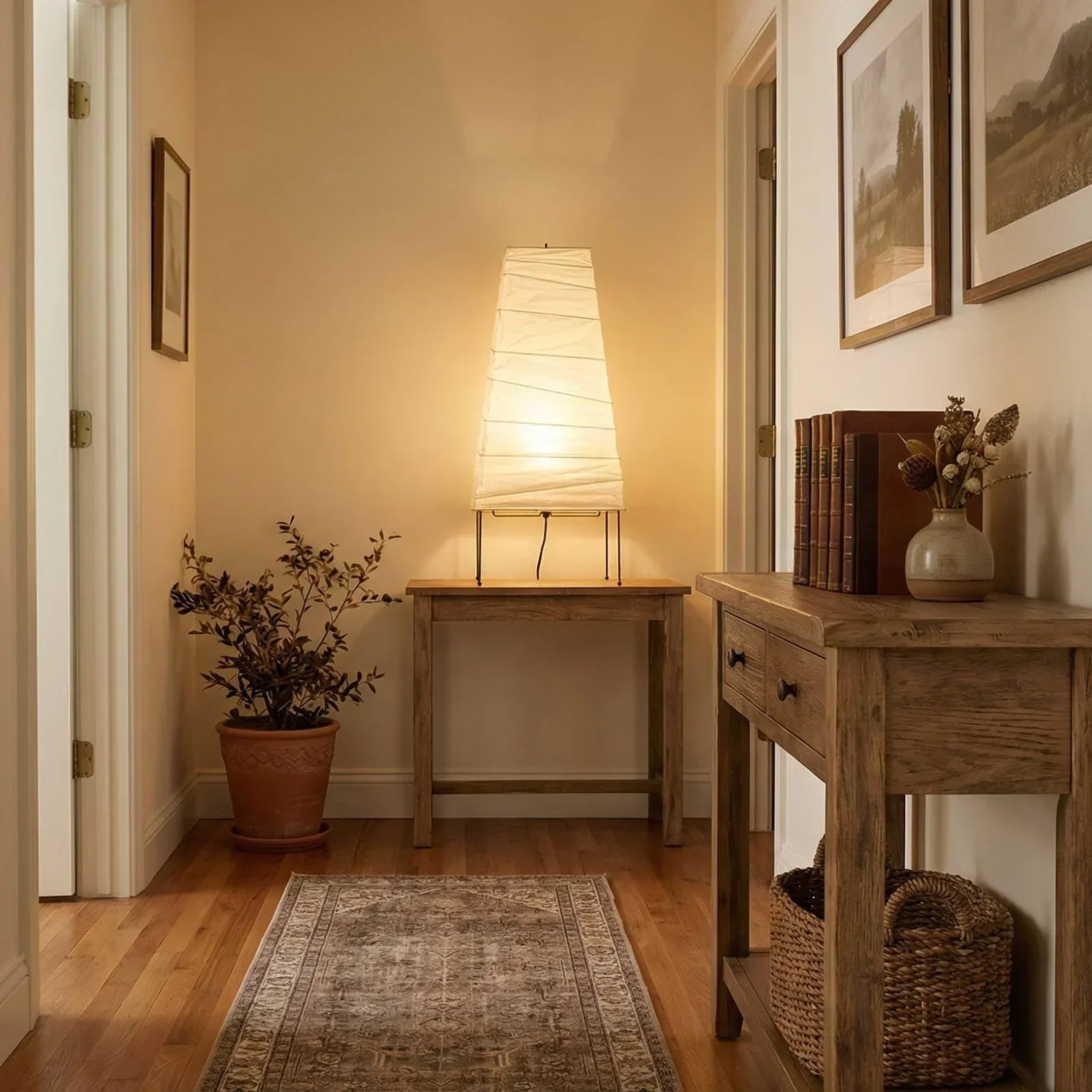 Akari Trapezoidal 4N Table Lamp | wildoxy