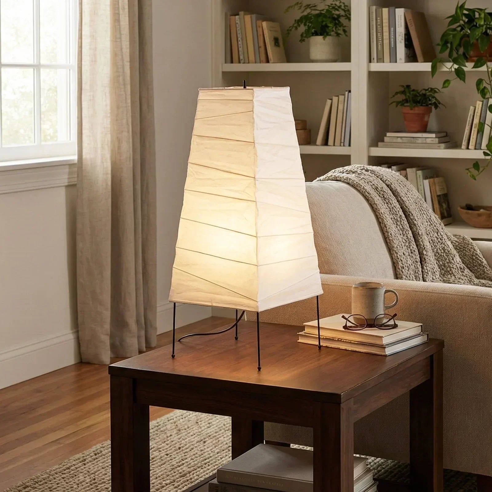Akari Trapezoidal 4N Table Lamp | wildoxy