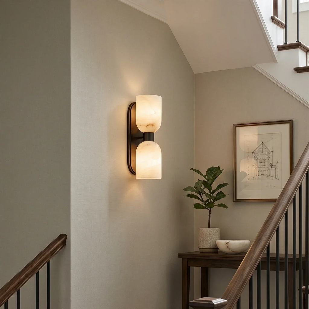 Alabaster Aurinde Wall Lamp | wildoxy