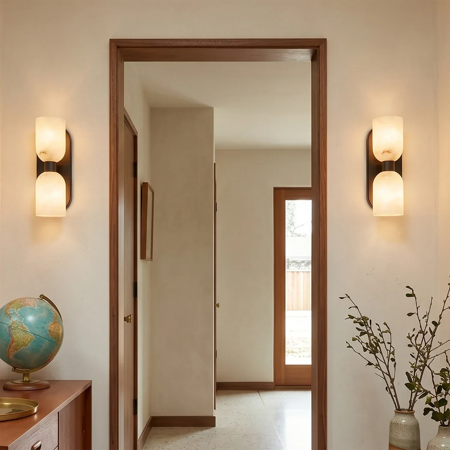 Alabaster Aurinde Wall Lamp | wildoxy