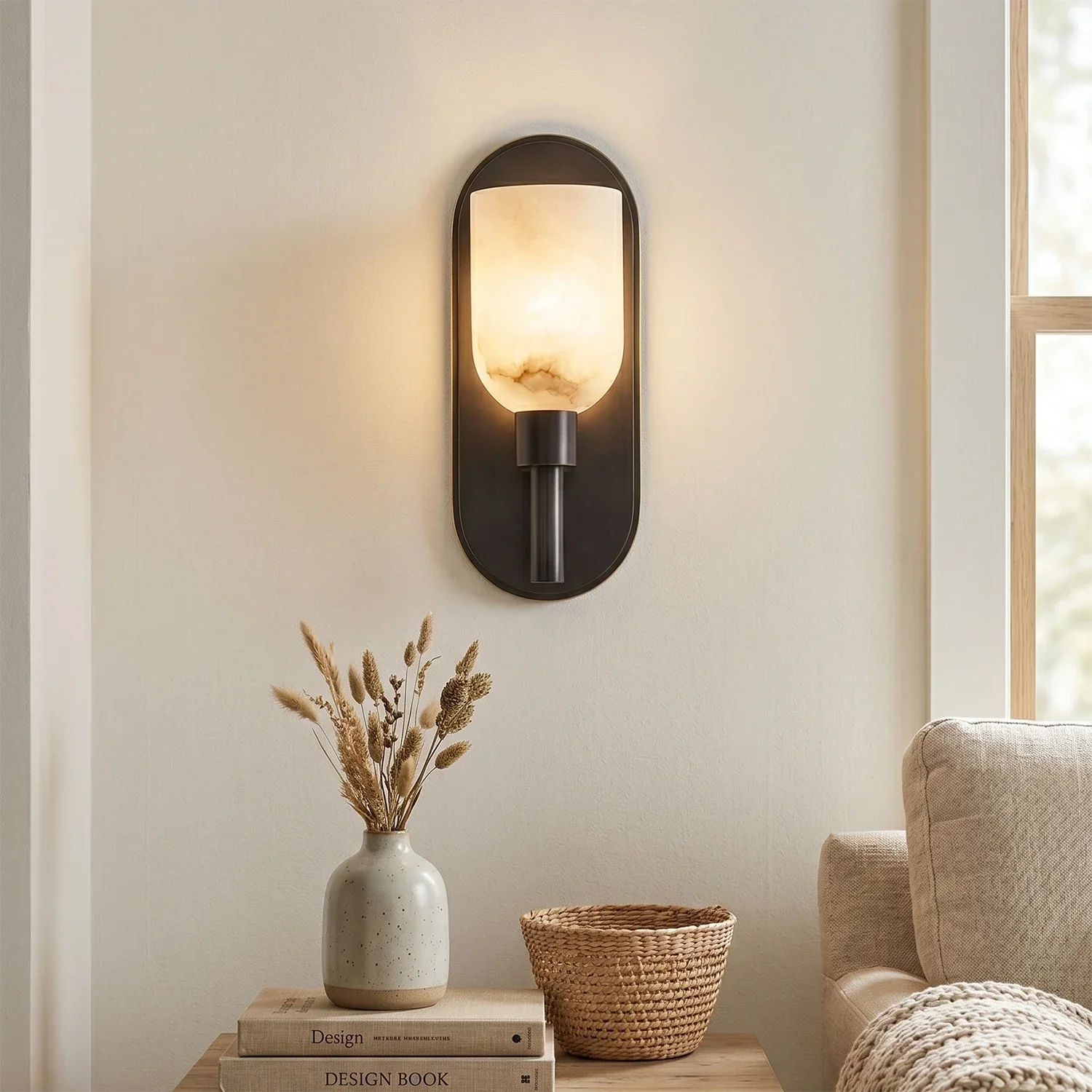 Alabaster Aurinde Wall Lamp | wildoxy