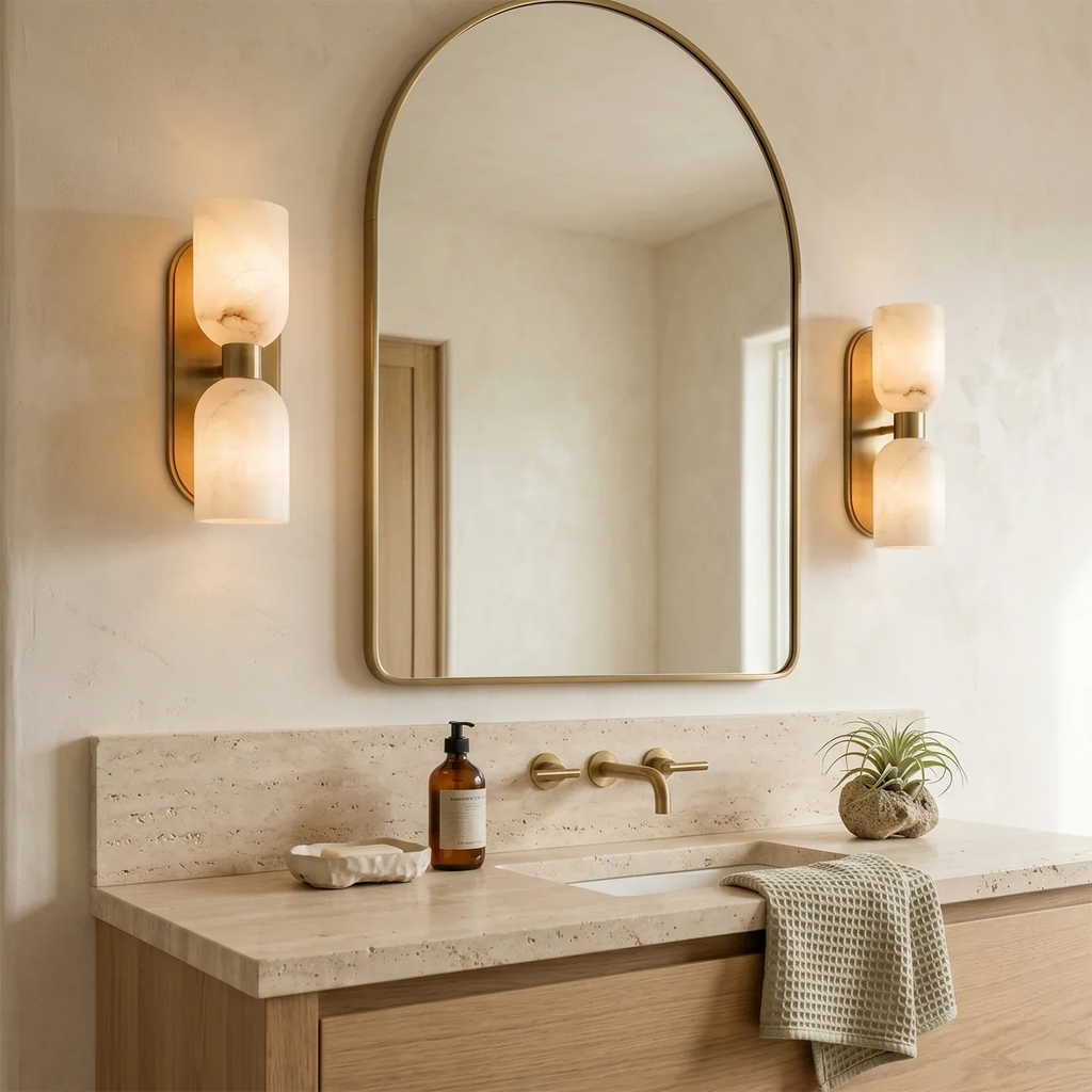 Alabaster Aurinde Wall Lamp | wildoxy
