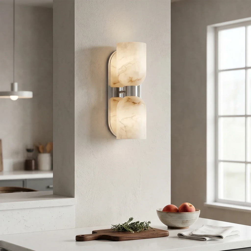 Alabaster Aurinde Wall Lamp | wildoxy