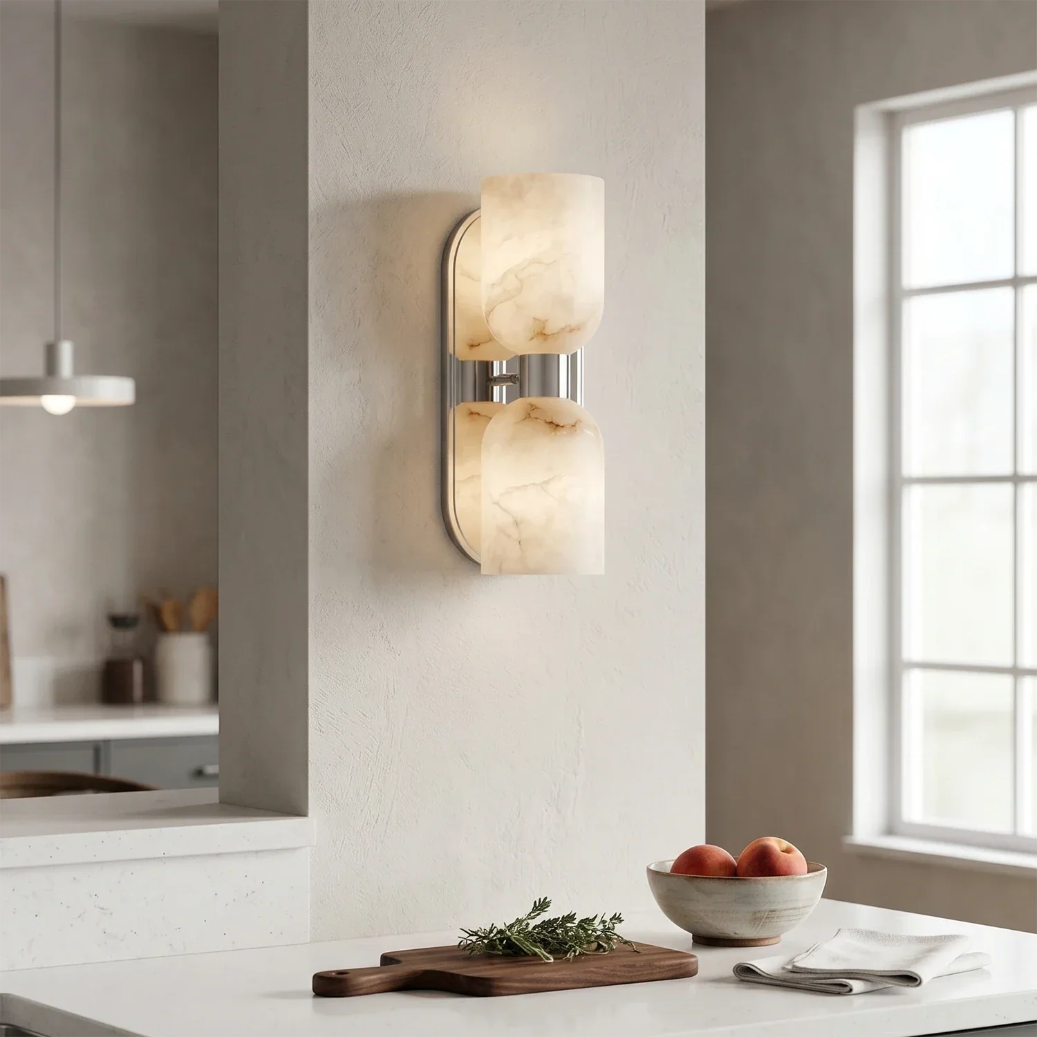Alabaster Aurinde Wall Lamp | wildoxy