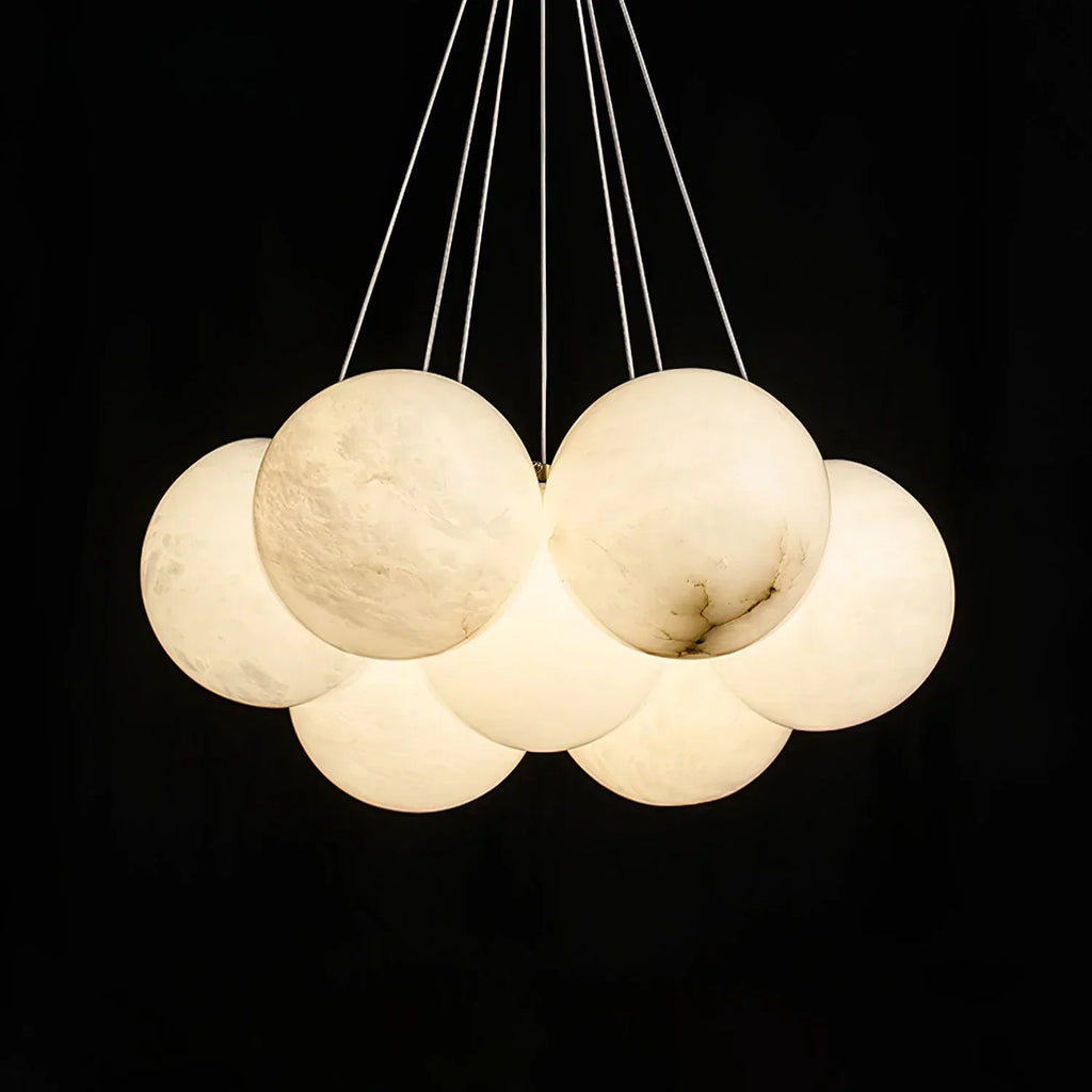 Alabaster Balls Chandelier | wildoxy