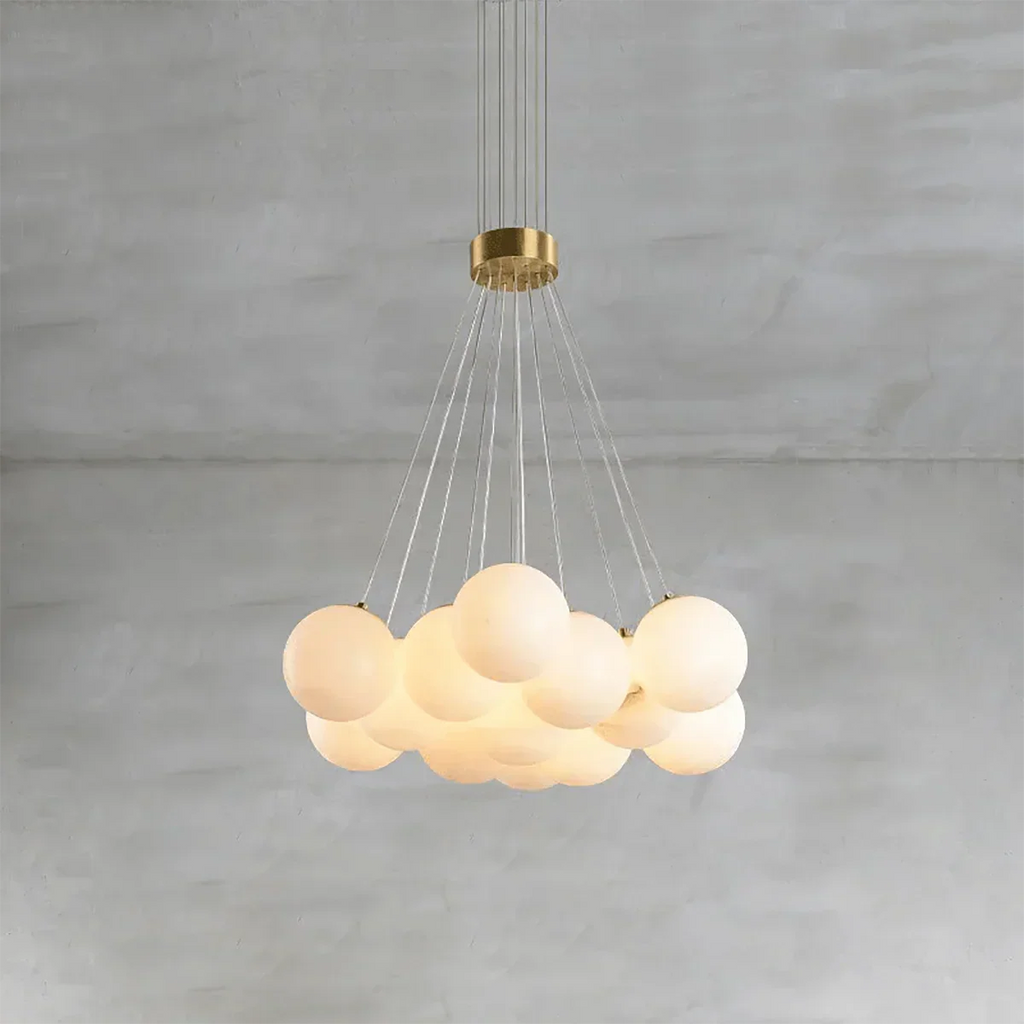 Alabaster Balls Chandelier | wildoxy