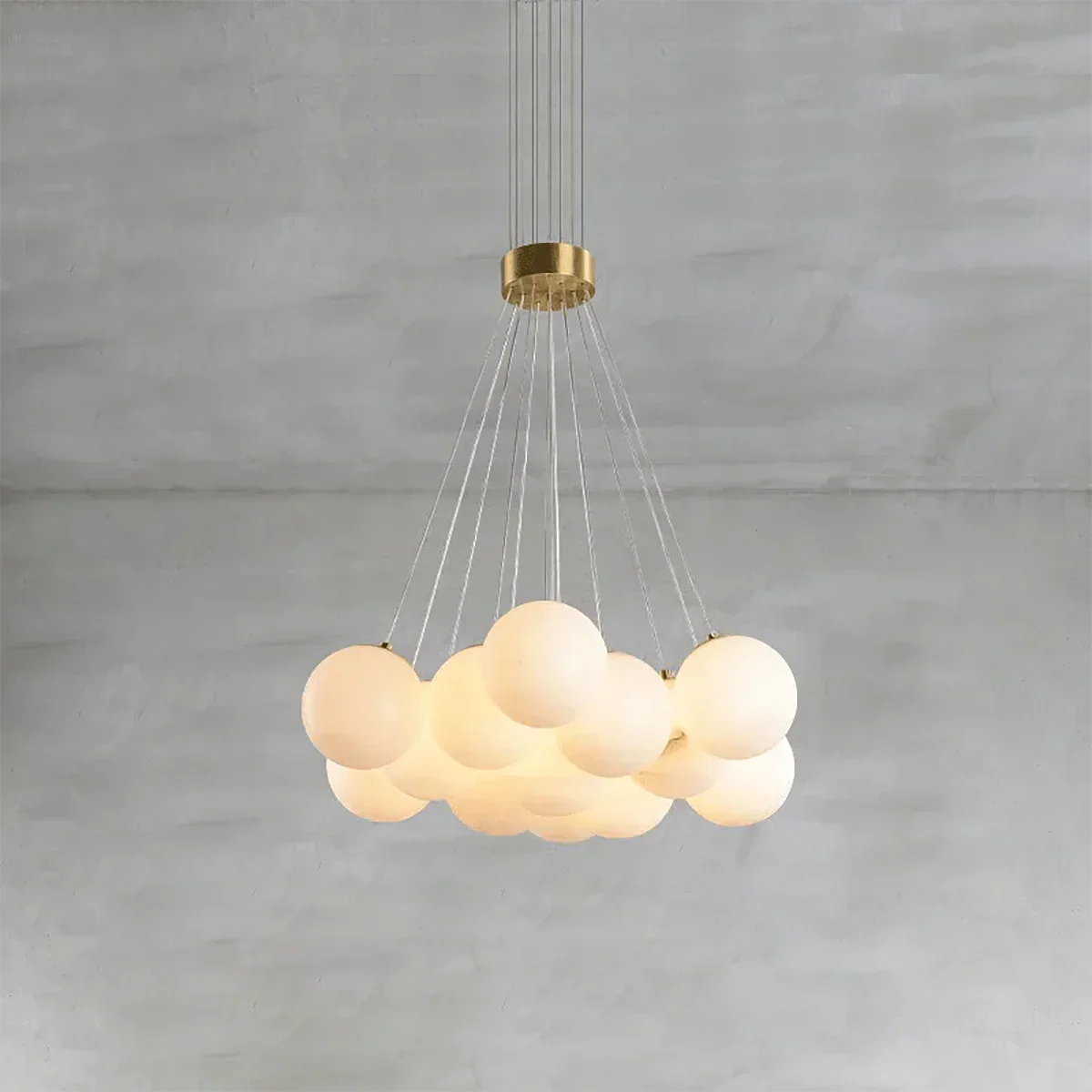 Alabaster Balls Chandelier | wildoxy