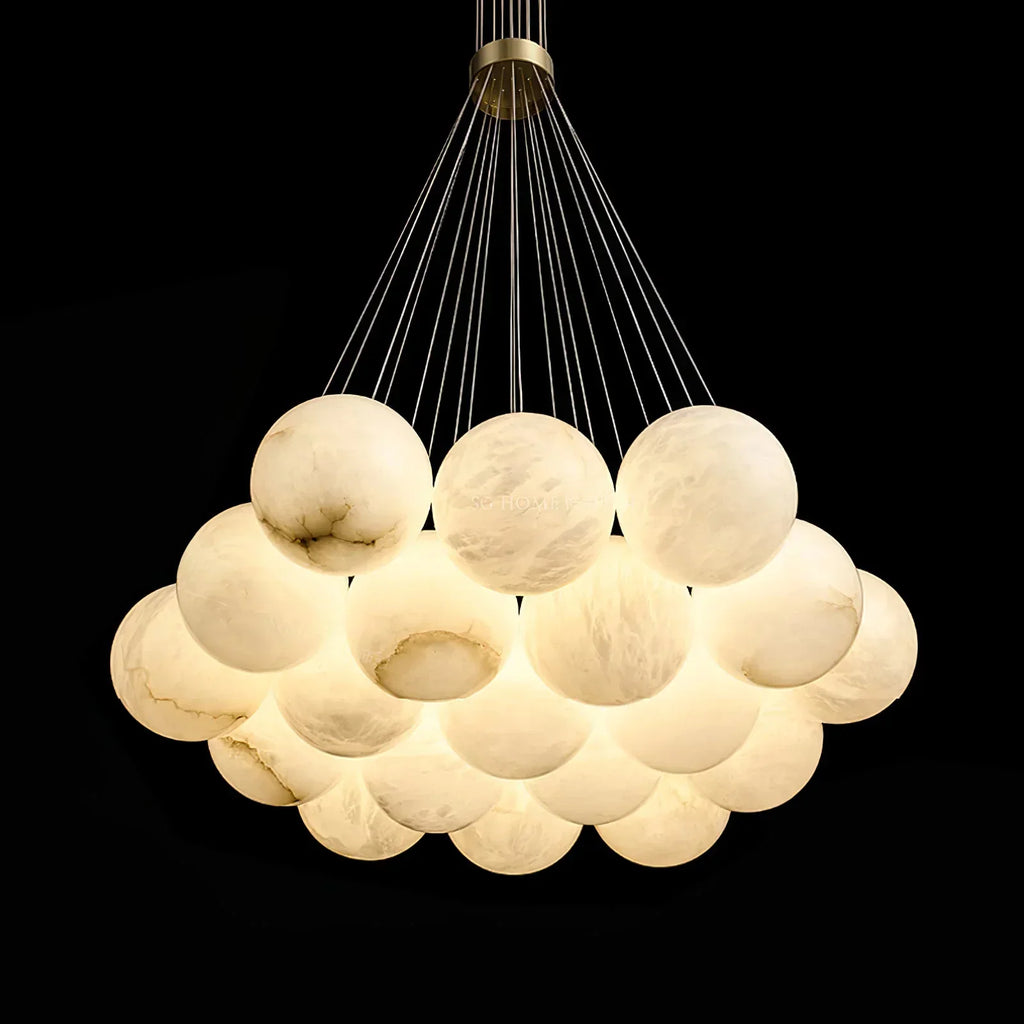 Alabaster Balls Chandelier | wildoxy