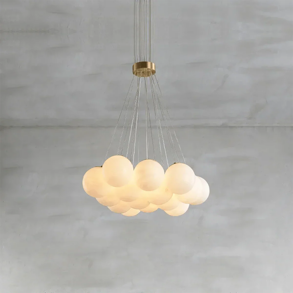 Alabaster Balls Chandelier | wildoxy