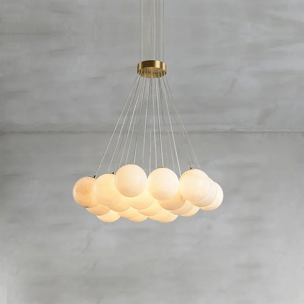 Alabaster Balls Chandelier | wildoxy