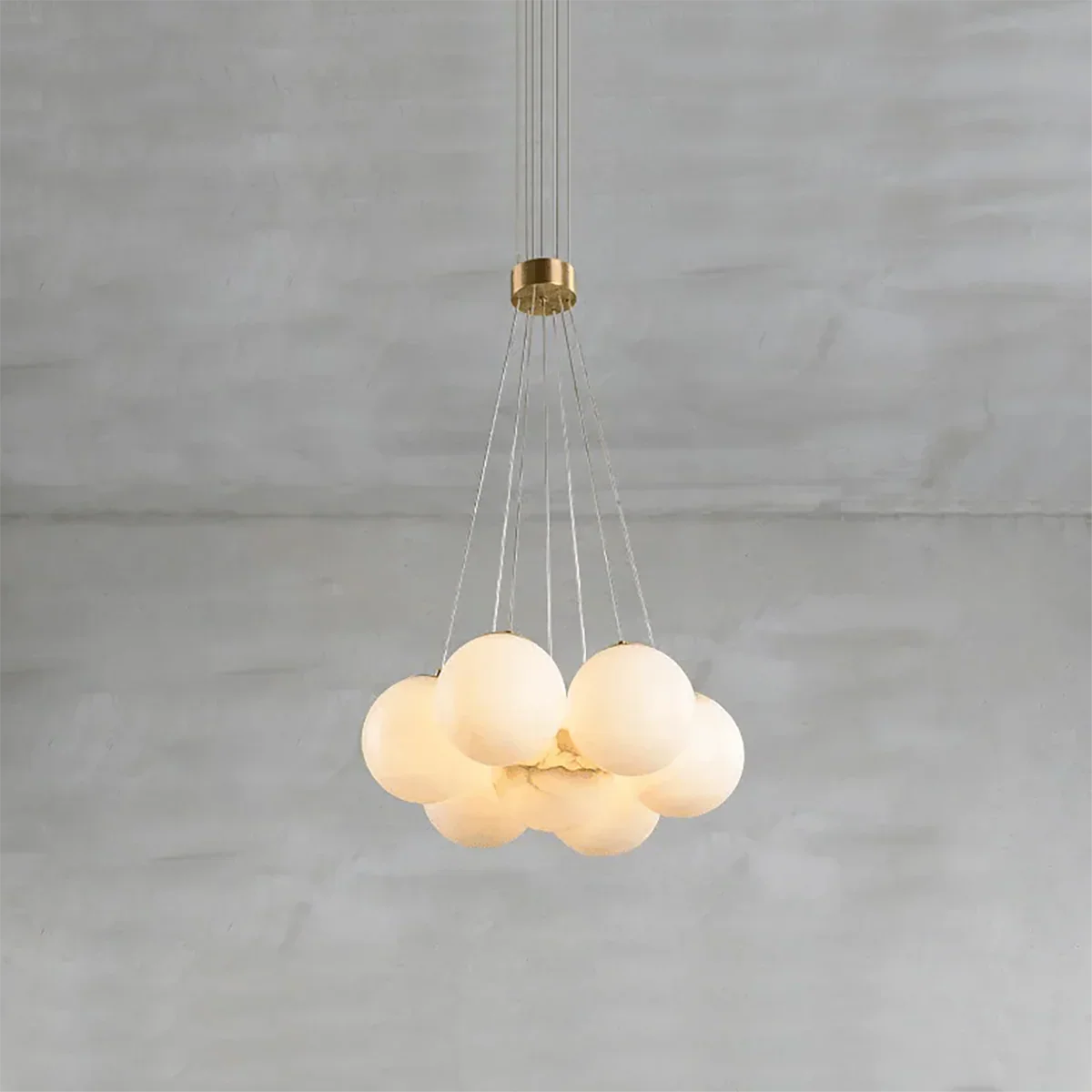 Alabaster Balls Chandelier | wildoxy