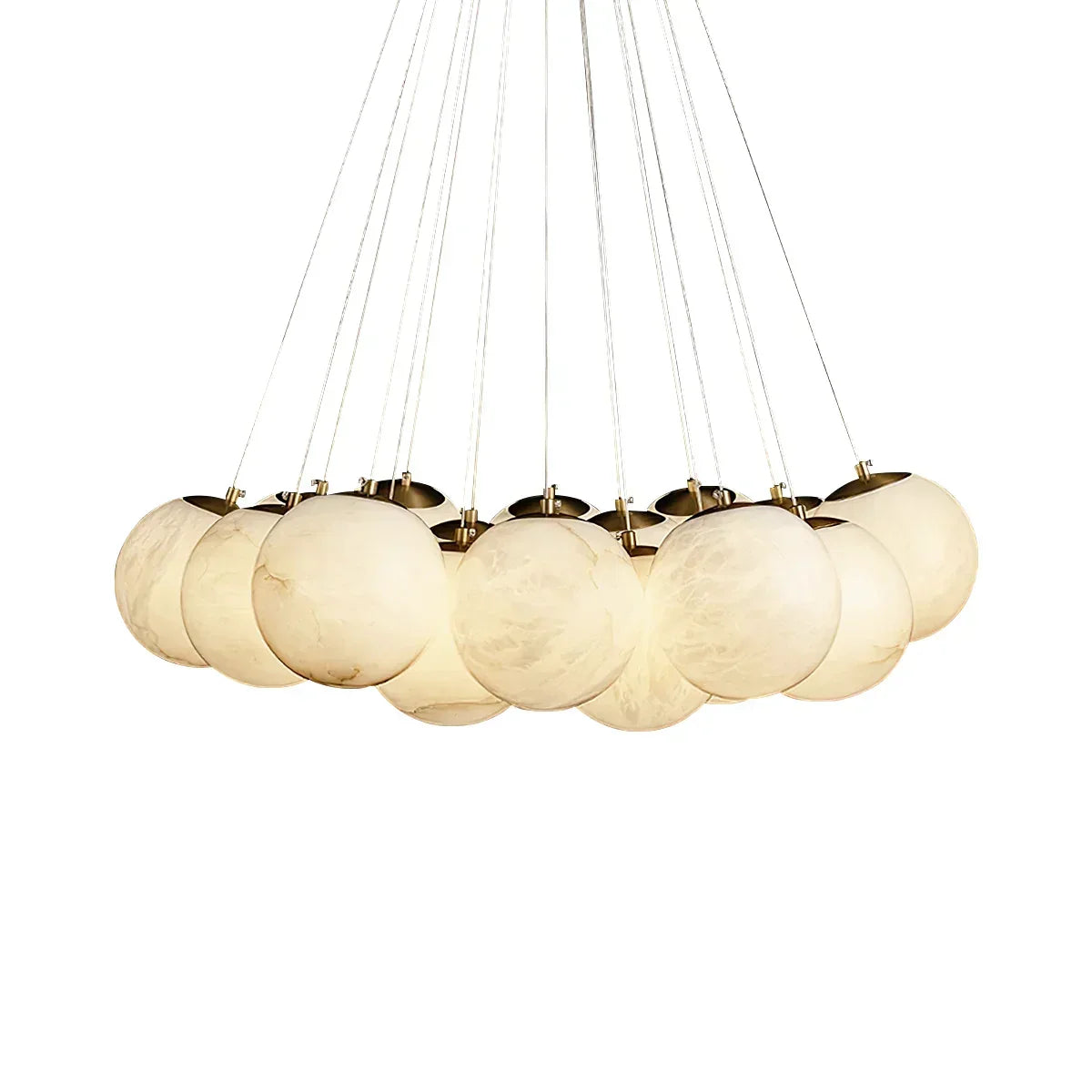 Alabaster Balls Chandelier | wildoxy