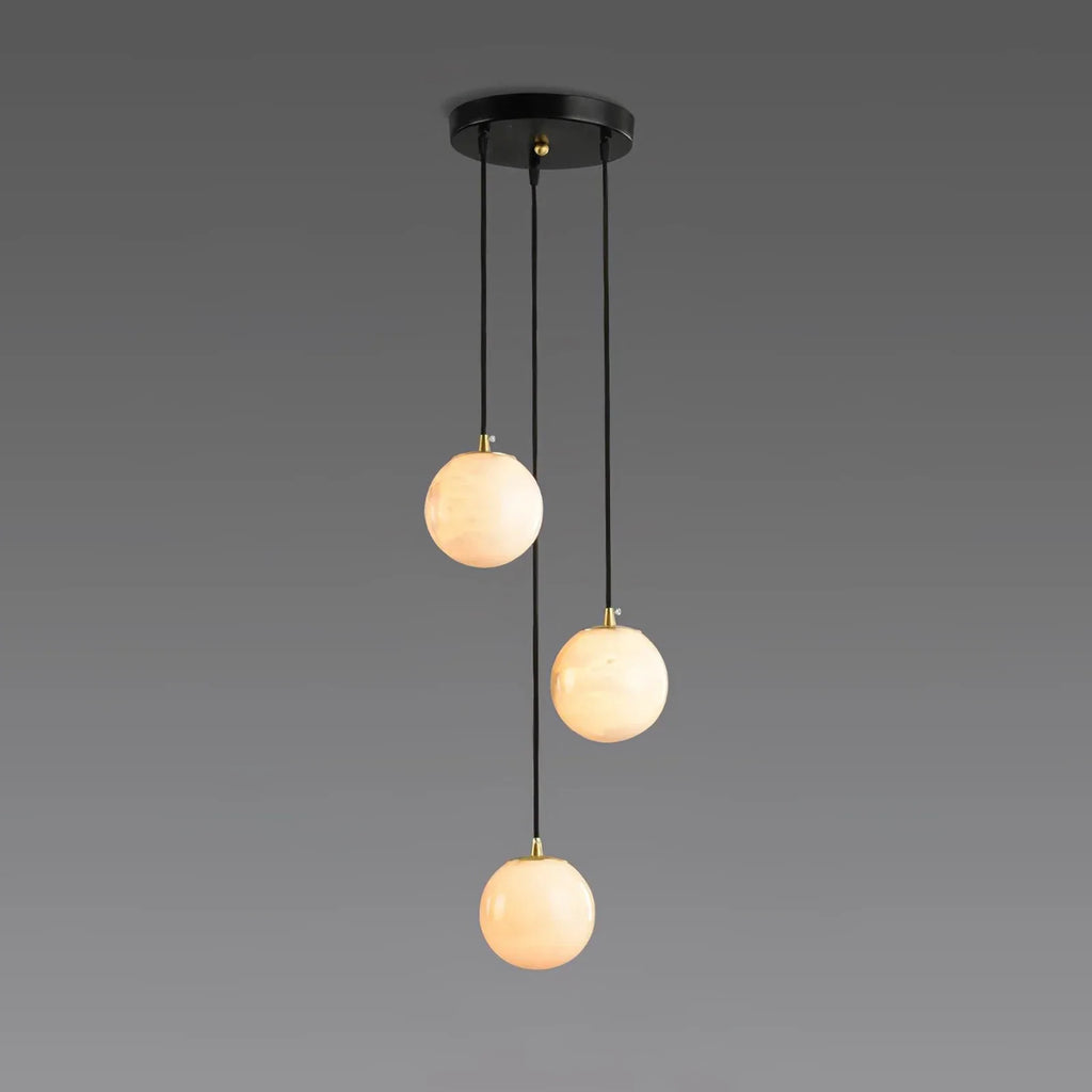 Alabaster Cluster Balls Chandelier | wildoxy