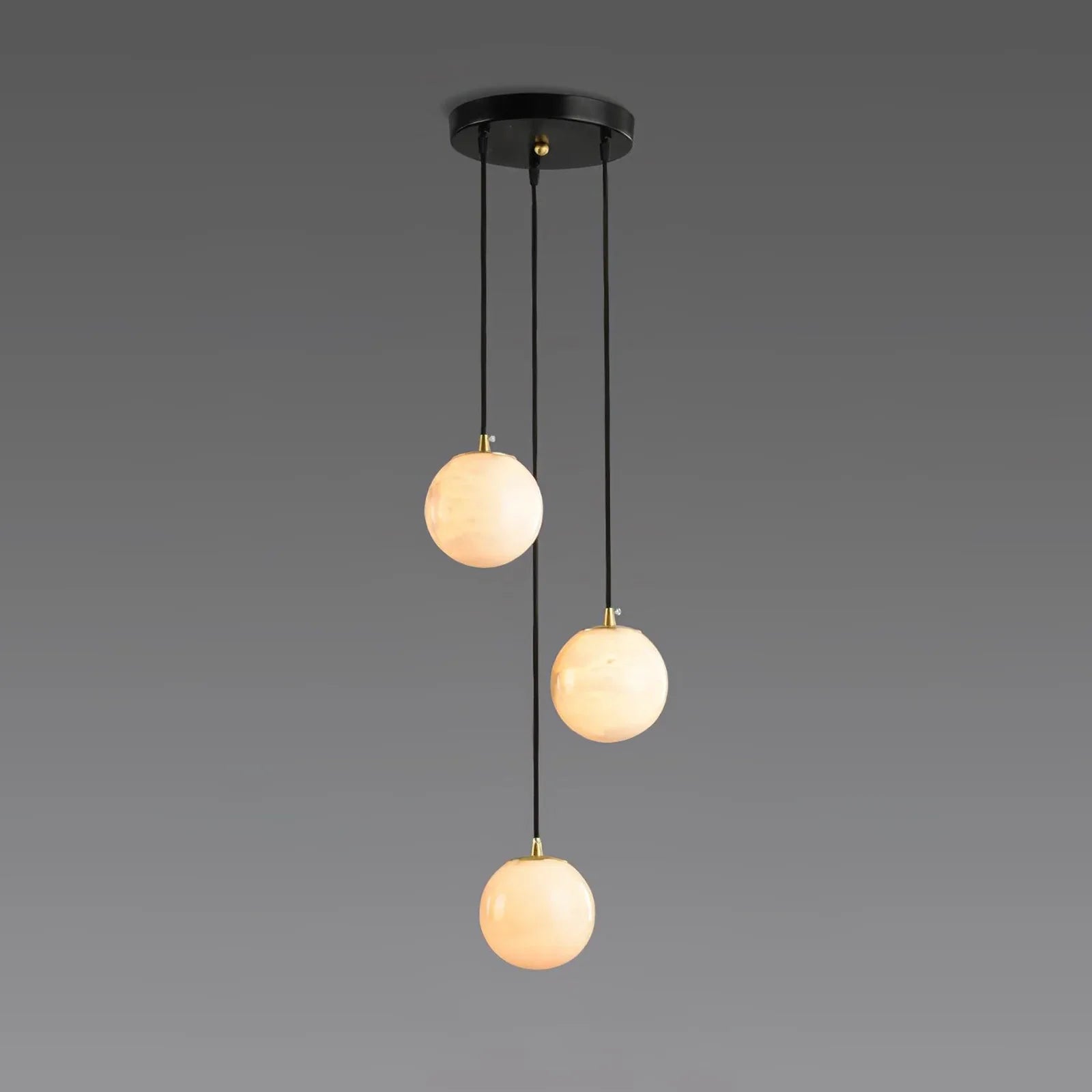 Alabaster Cluster Balls Chandelier | wildoxy