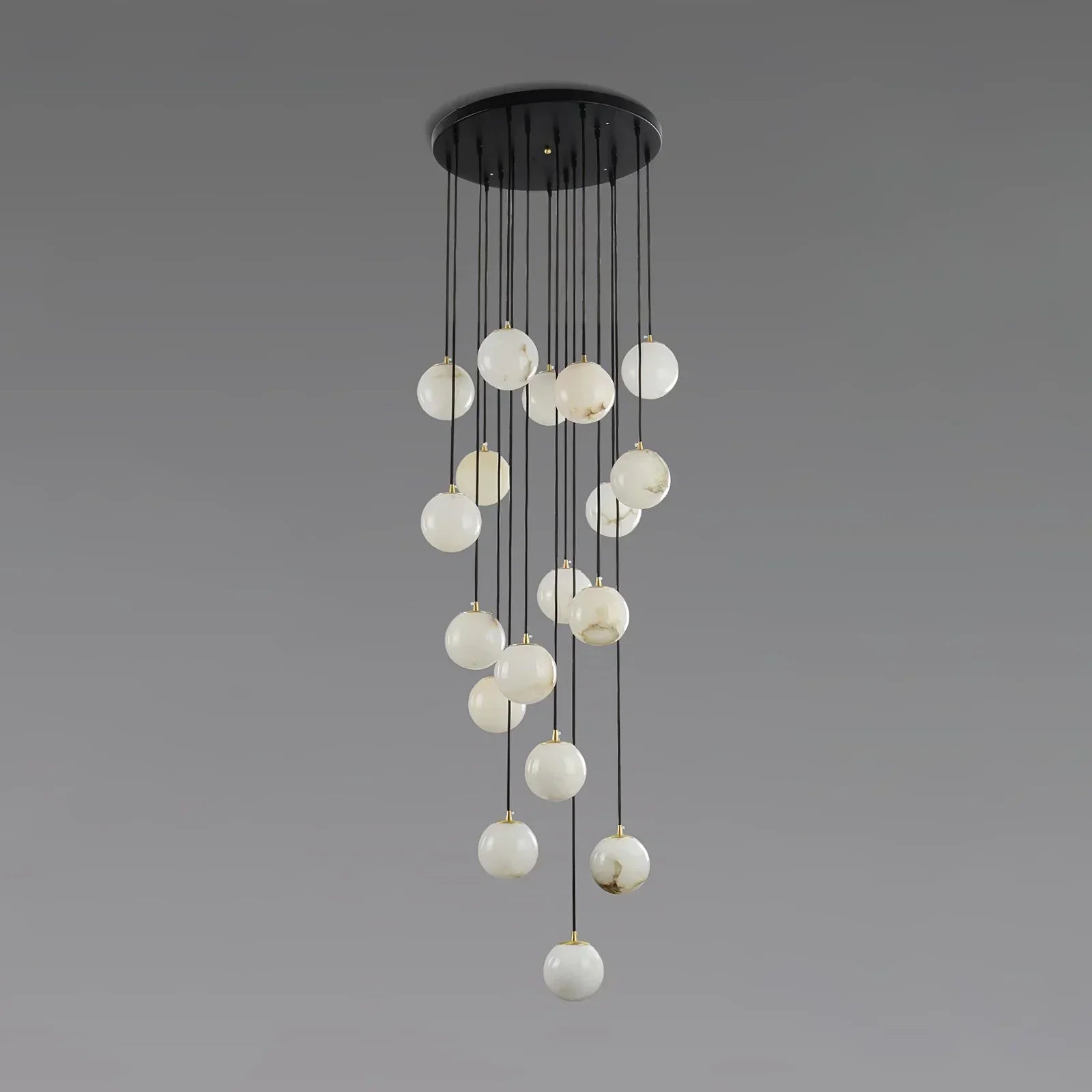 Alabaster Cluster Balls Chandelier | wildoxy