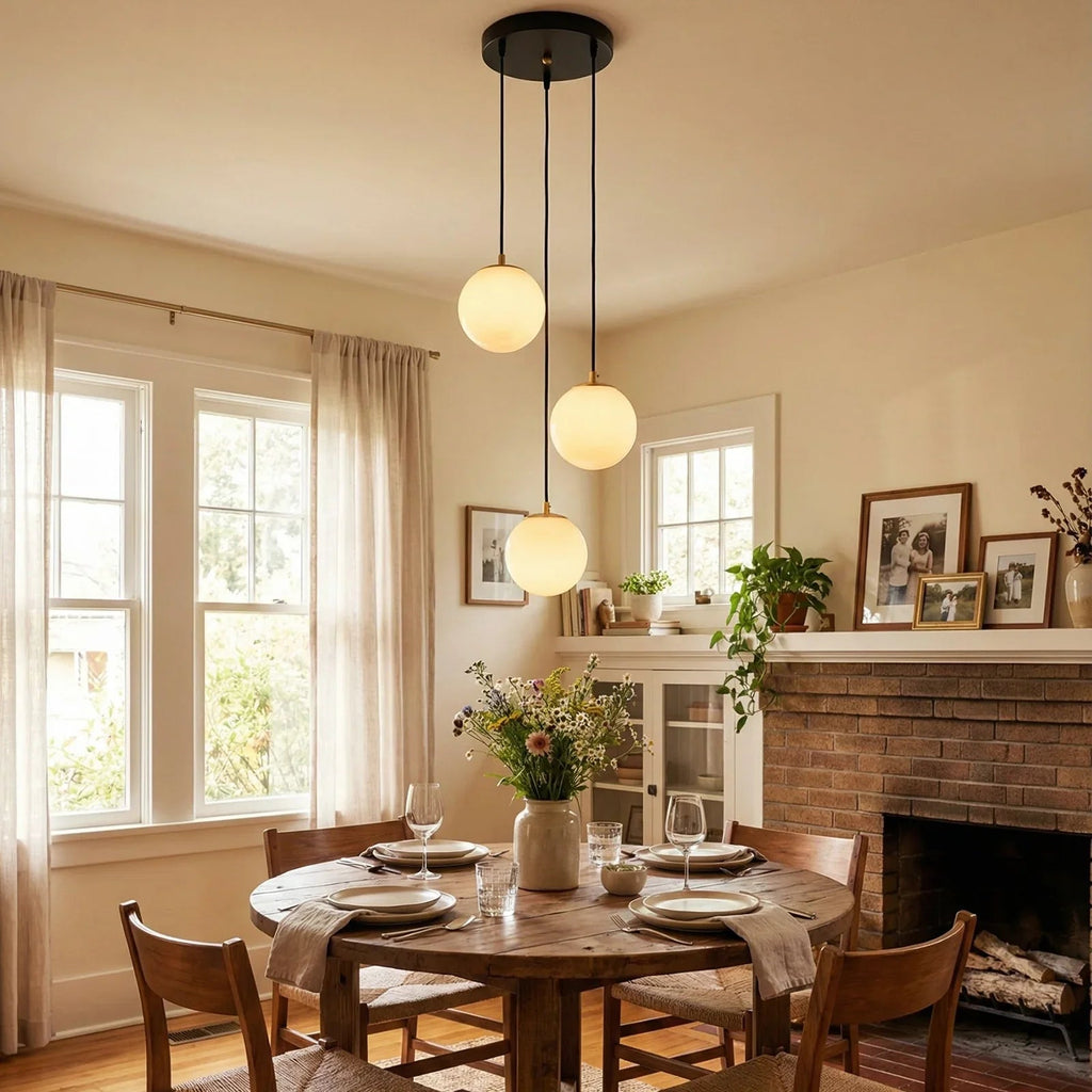 Alabaster Cluster Balls Chandelier | wildoxy