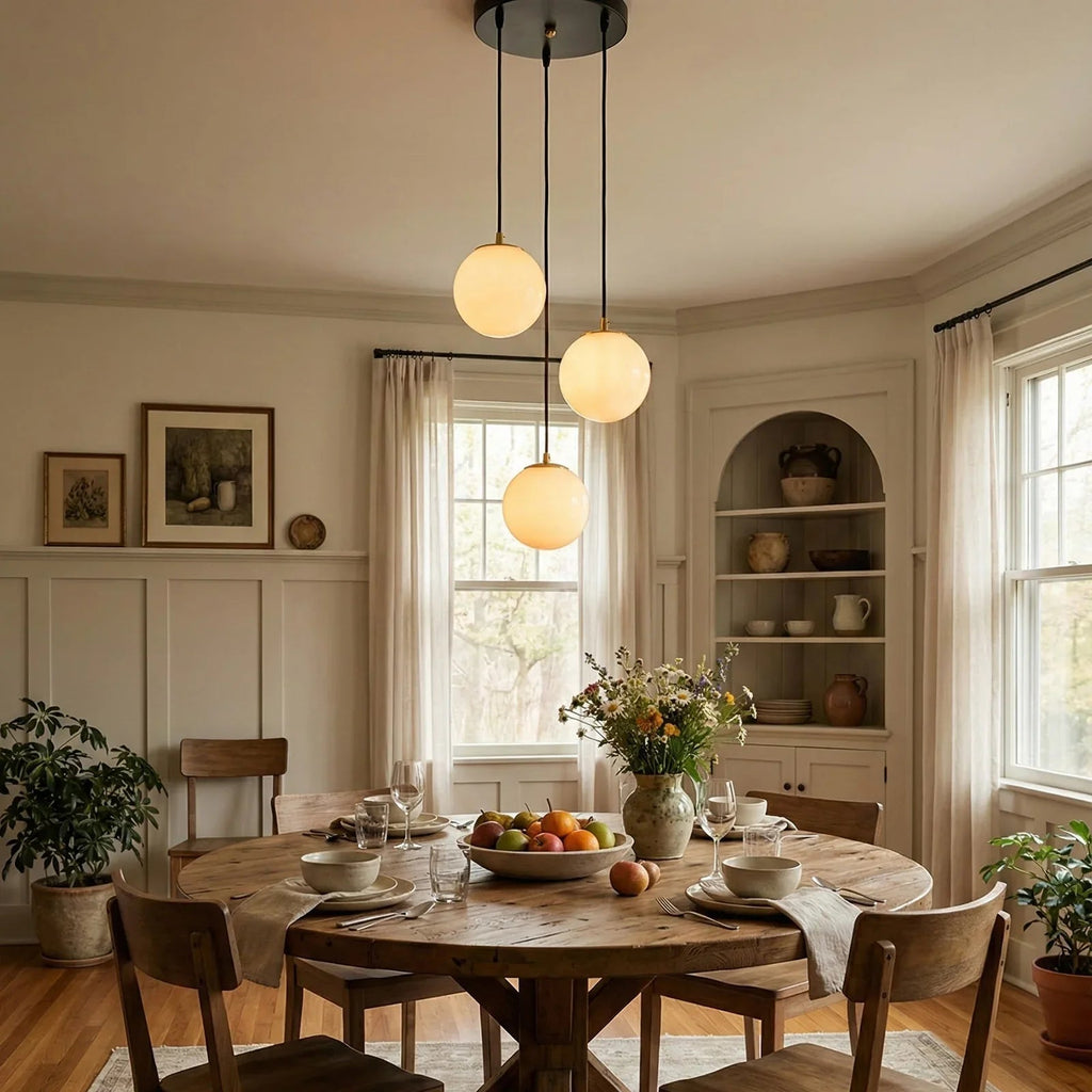 Alabaster Cluster Balls Chandelier | wildoxy