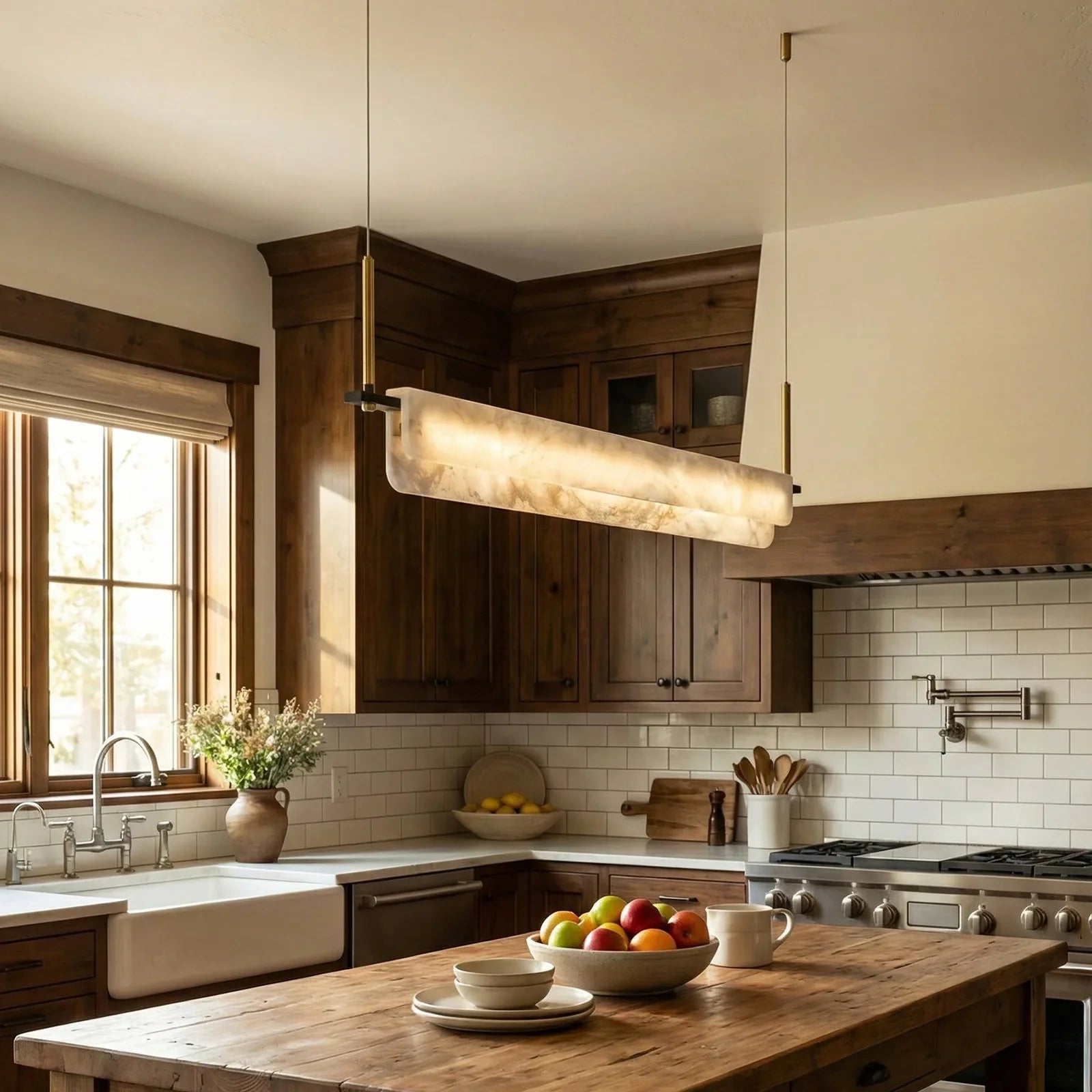 Alabaster Delia Rectangle Chandelier | wildoxy