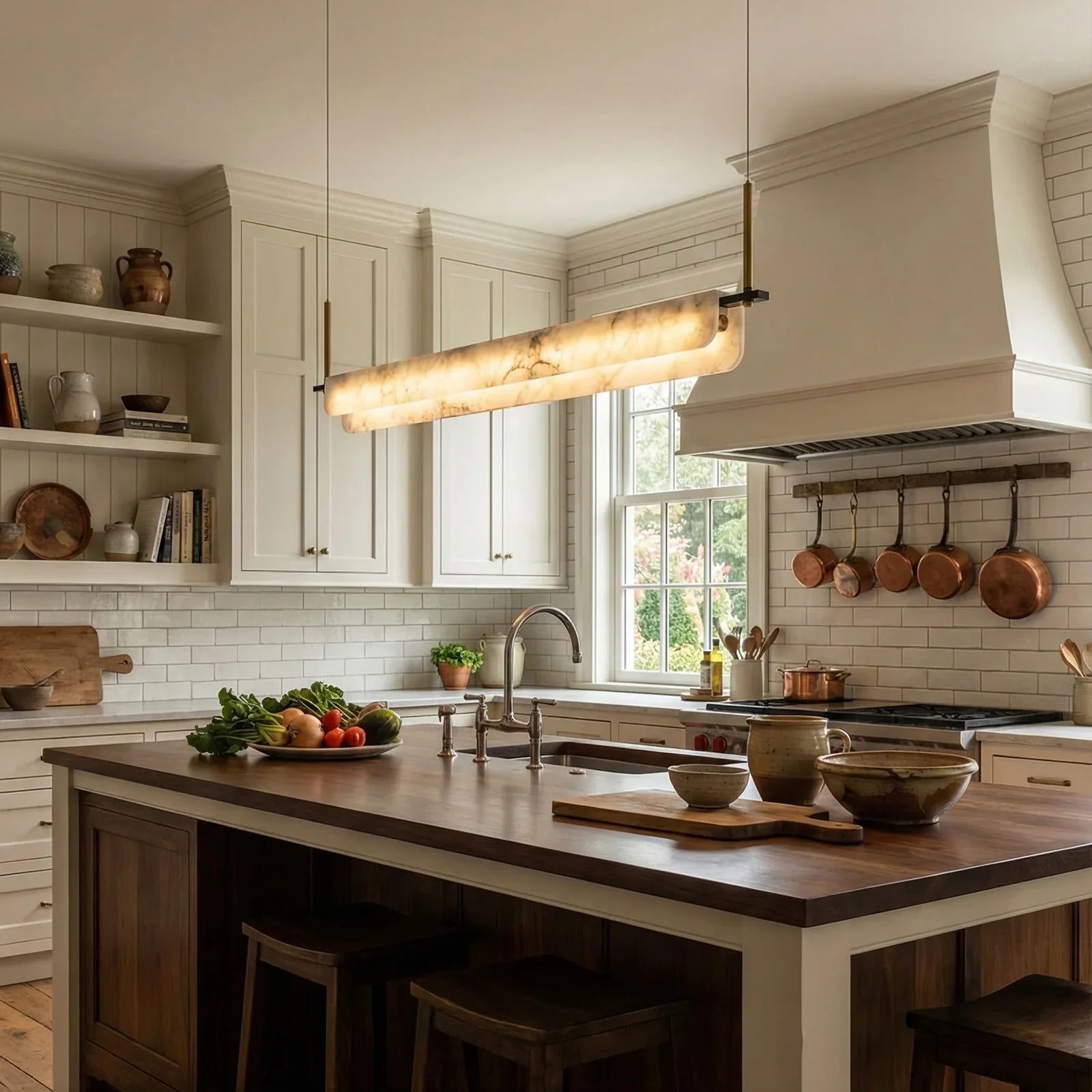 Alabaster Delia Rectangle Chandelier | wildoxy