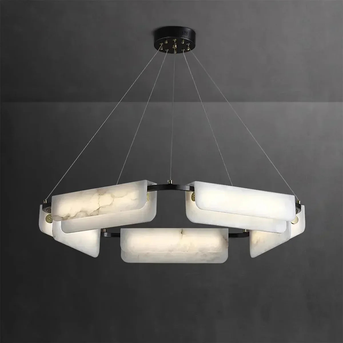 Alabaster Delia Rectangle Chandelier | wildoxy