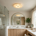 Alabaster  Disk Ceiling Light | wildoxy
