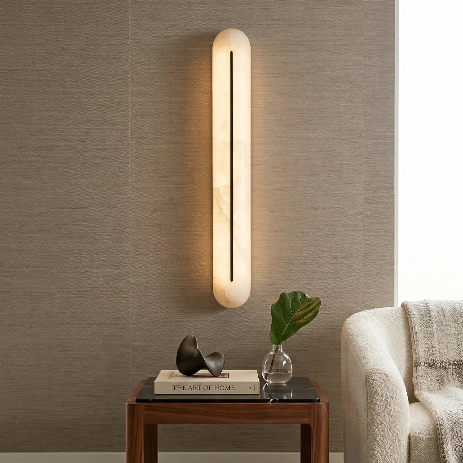 Alabaster Linear LED Wall Sconce | wildoxy