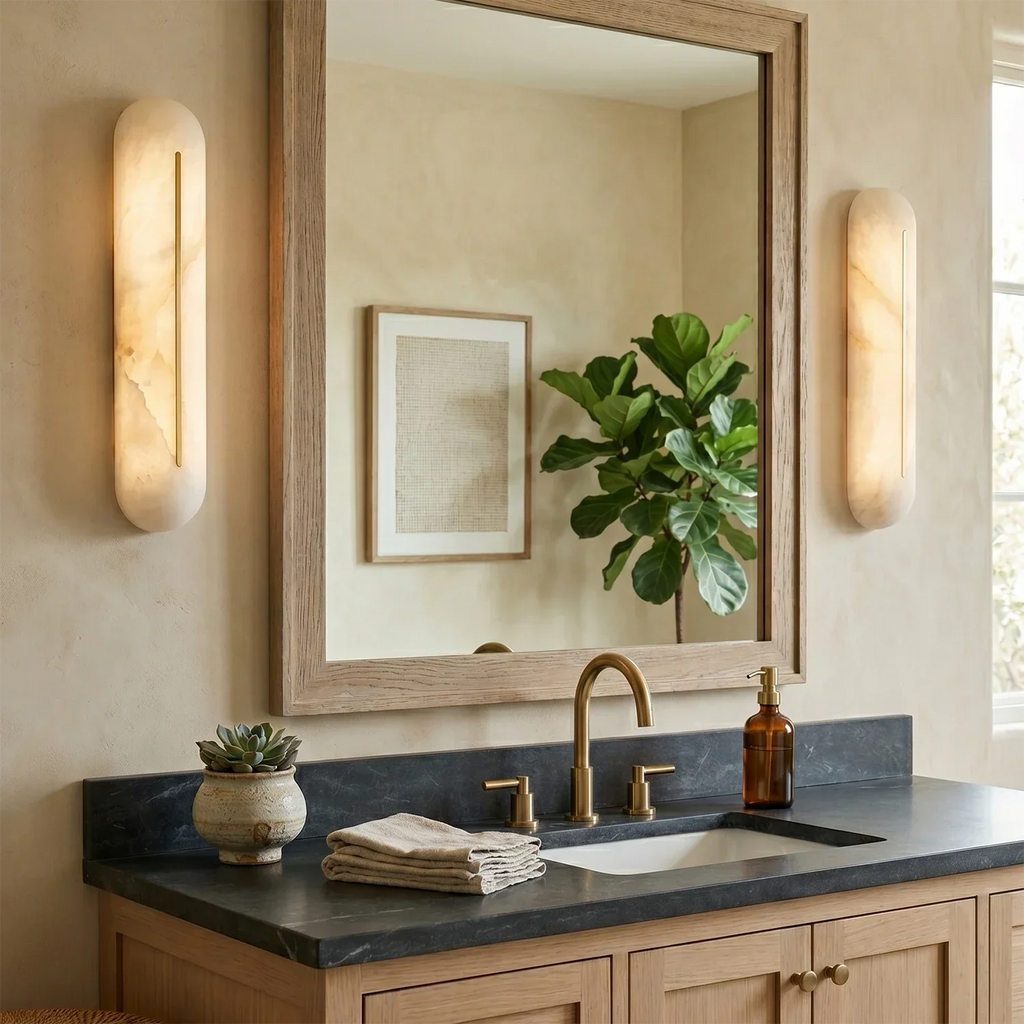 Alabaster Linear LED Wall Sconce | wildoxy