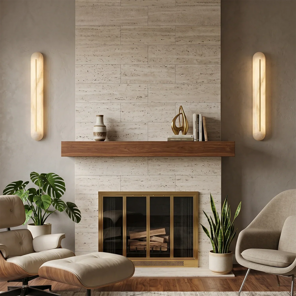 Alabaster Linear LED Wall Sconce | wildoxy