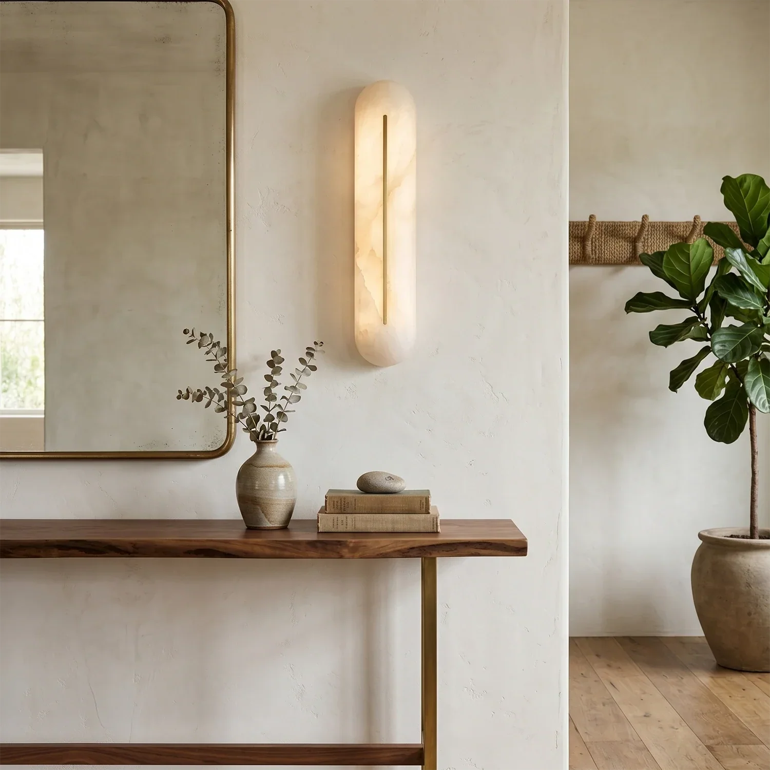 Alabaster Linear LED Wall Sconce | wildoxy