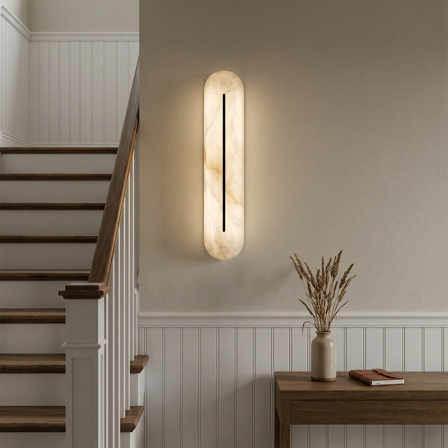 Alabaster Linear LED Wall Sconce | wildoxy