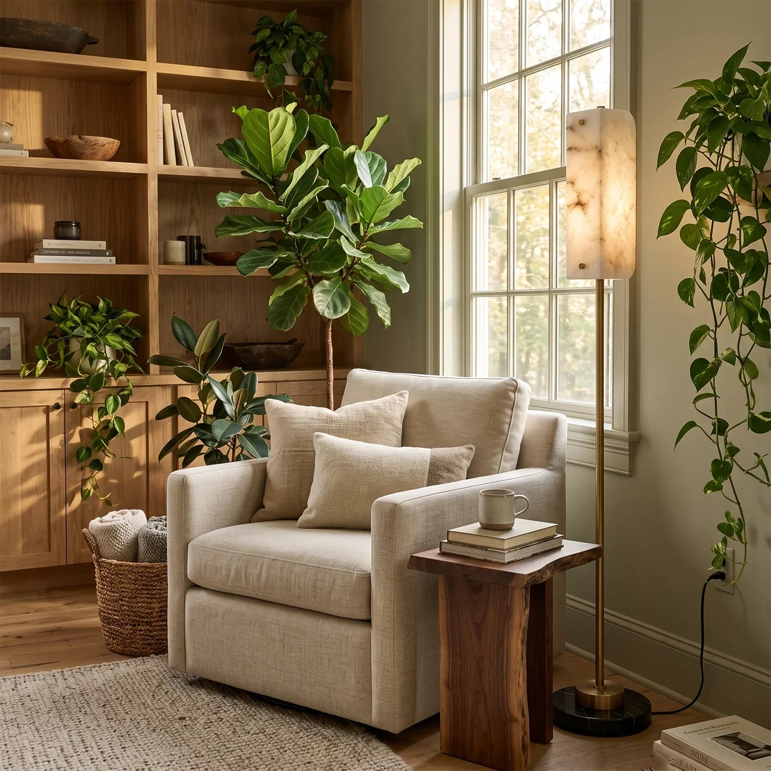 Alabaster Panel Floor Lamp | wildoxy