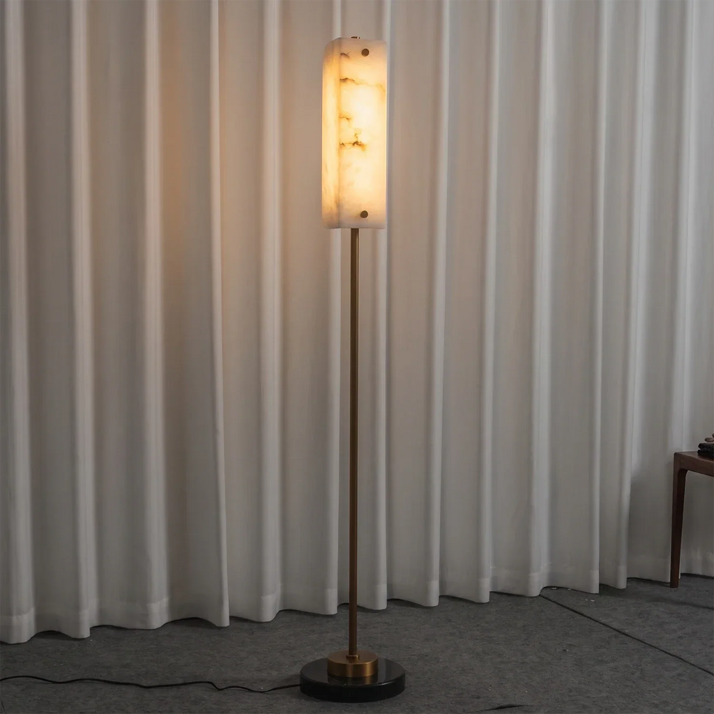 Alabaster Panel Floor Lamp | wildoxy